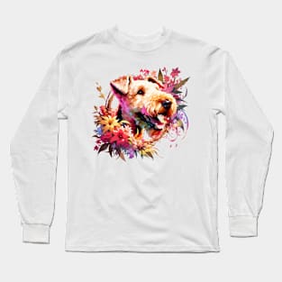 Airedale Terrier Mothers Day Dog Mom Perfect Dog Gift Long Sleeve T-Shirt